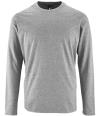 02074 Sol's Imperial Long Sleeve T-Shirt Grey Marl colour image
